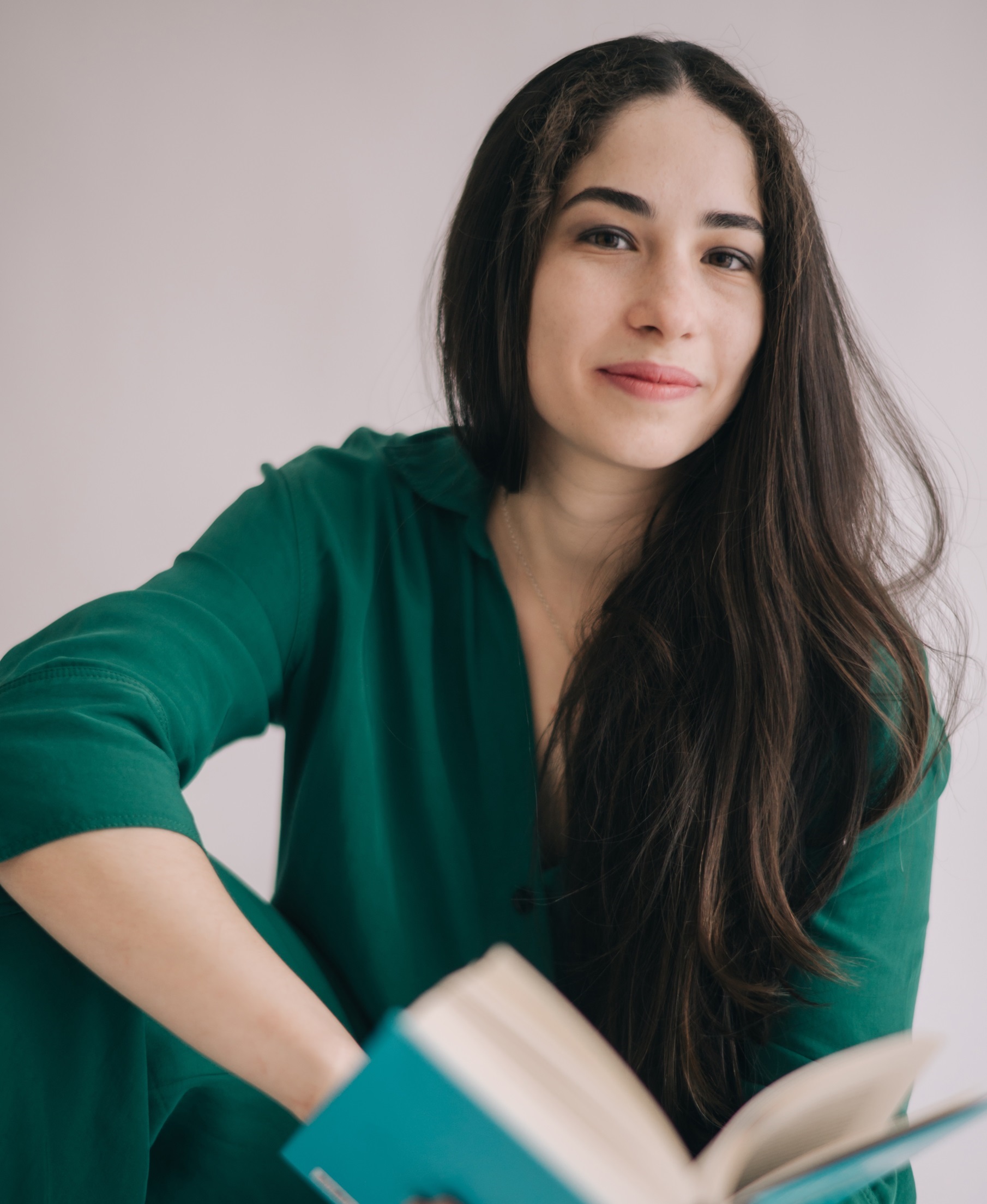 Patrícia Fernandes estudando